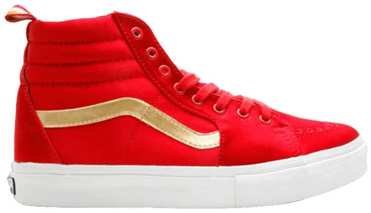 Vans sk8 hi sales mono red