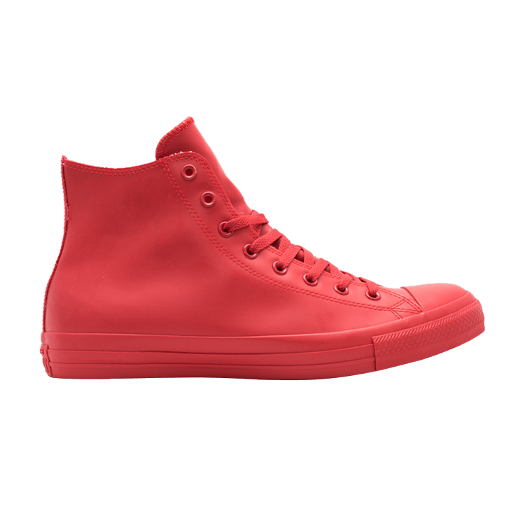 Size 5.0 Chuck Taylor All Star Rubber Hi Red
