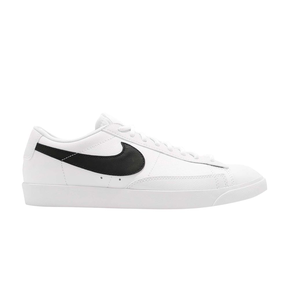 Nike Blazer Low Leather 'White Black' | Men's Size 9.5