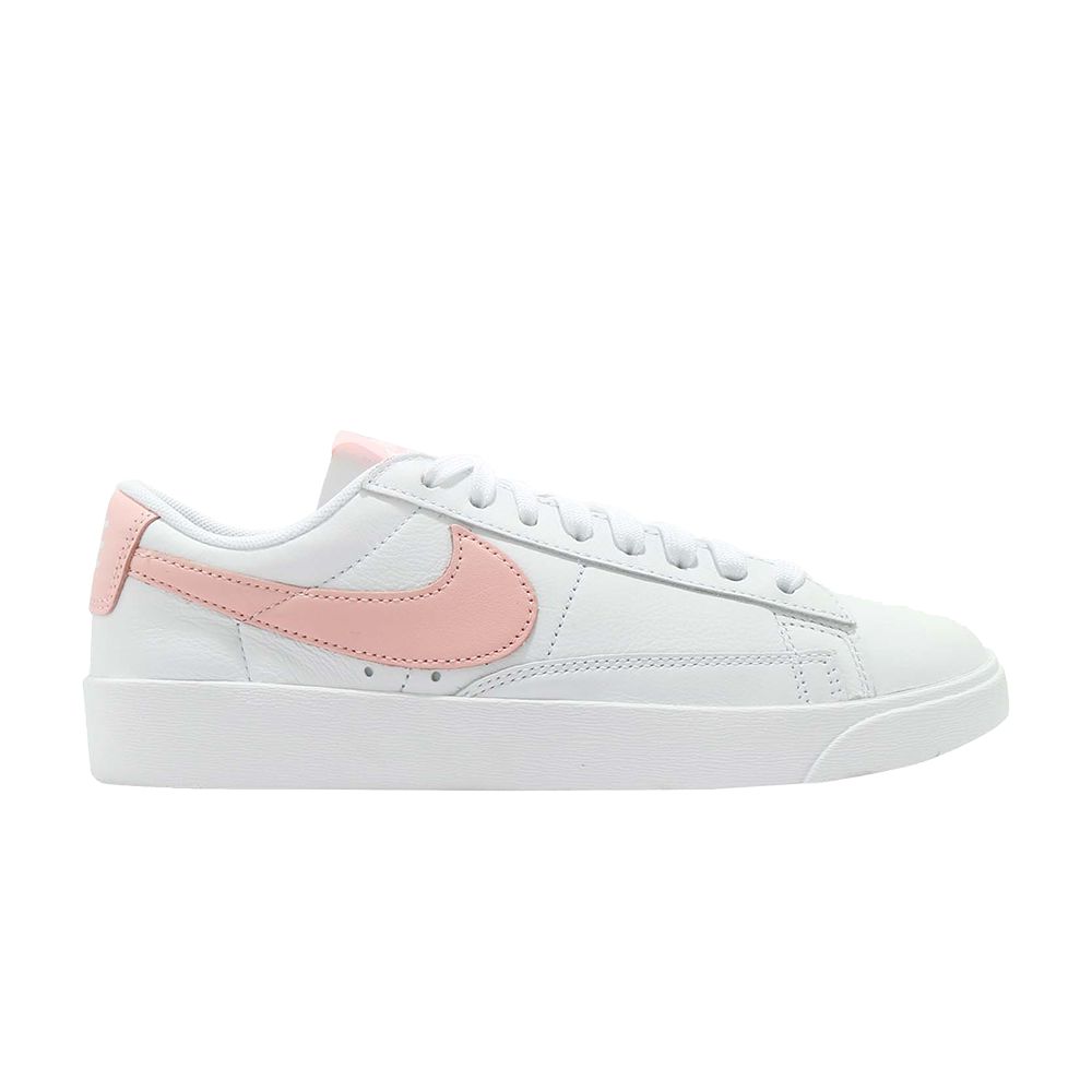 Nike Wmns Blazer Low Leather 'Storm Pink' | White | Women's Size 7