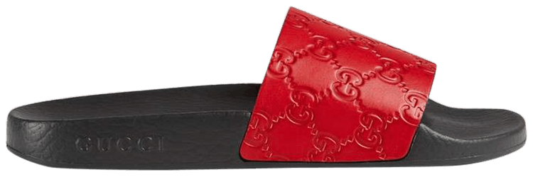 Gucci slides all red 2025