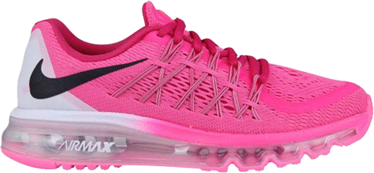 Nike Kids Air Max 2015 (GS) White/Pink Pow/Hot Lava/Lv GLW Running Shoe 7  Kids US : : Fashion