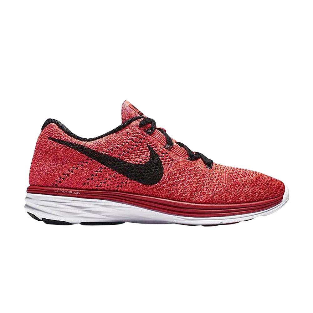 Nike Flyknit Lunar 3 | Red | Men's Size 8.5 - 698181-602