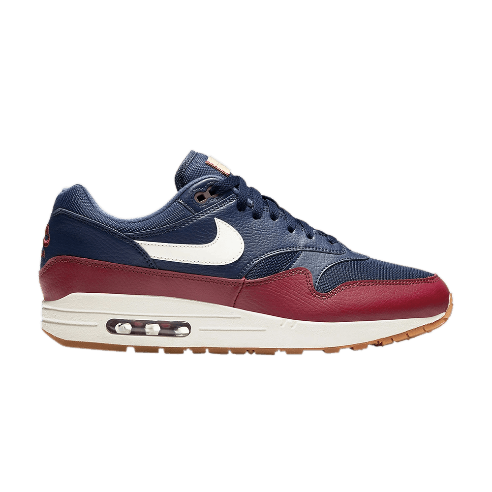 nike air max 1 navy sail team red