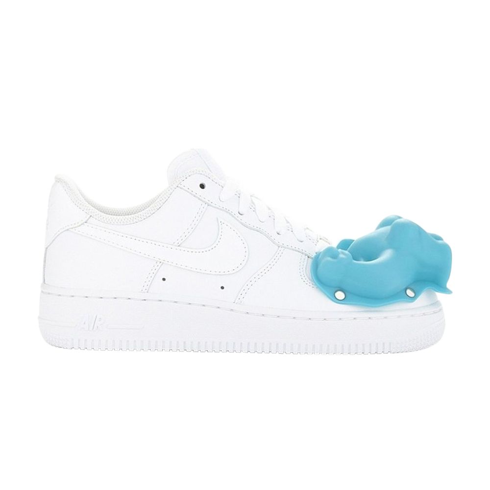 Nike Comme des Garçons x Air Force 1 Low '07 'Blue Dinosaur' | White | Men's Size 9 - 315122-111-CDG