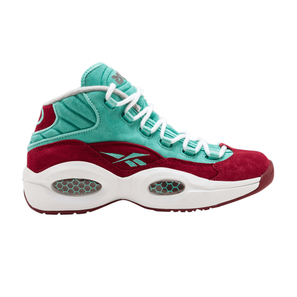 Pre-owned Reebok Sneakersnstuff X Question Mid 'a Shoe About Nothing' In Red