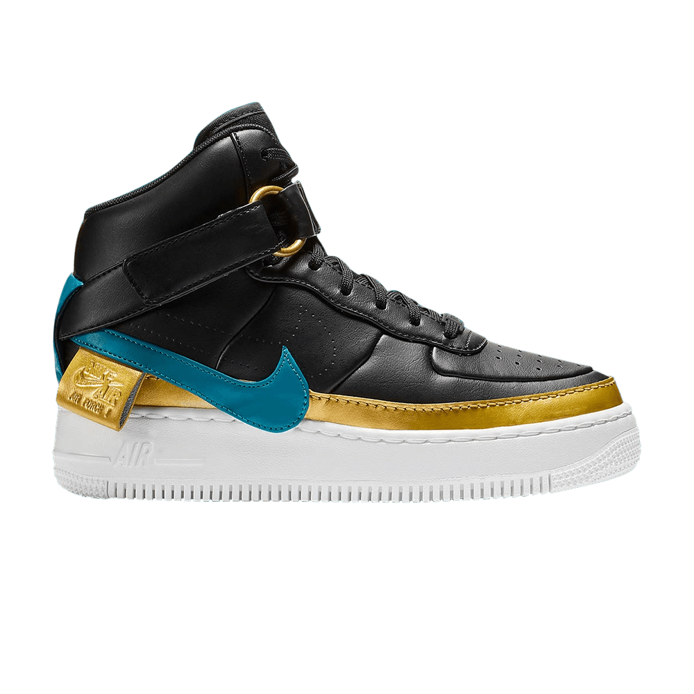 nike air force 1 high black and yellow