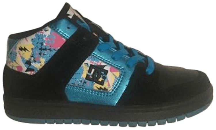Dc Ys Manteca 3 Mid GS Black Turquoise