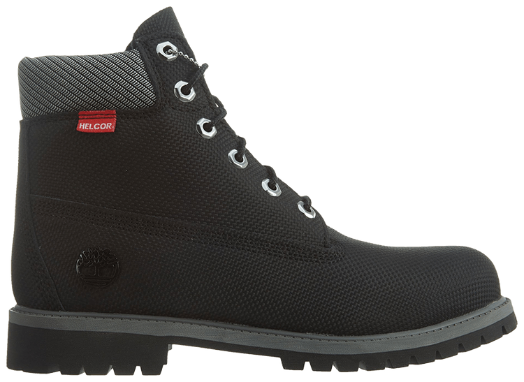 Timberland junior black boots discount