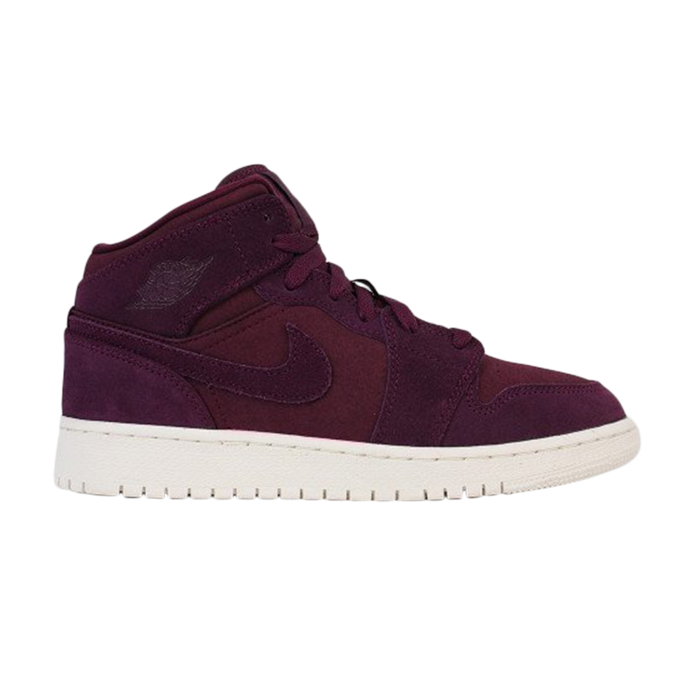 Buy Air Jordan 1 Retro Mid GS 'Bordeaux' - 554725 625 | GOAT