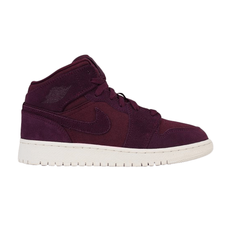Buy Air Jordan 1 Retro Mid GS Bordeaux 554725 625 GOAT