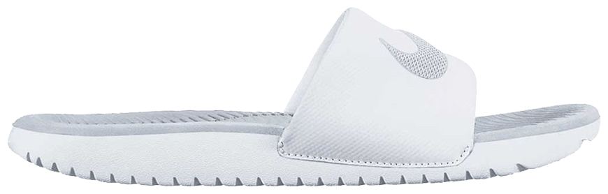 Buy Wmns Kawa Slide 'White Metallic Silver' 834588 100 GOAT