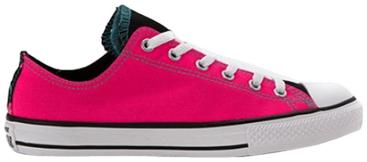 Converse white double deals tongue iridescent trainers