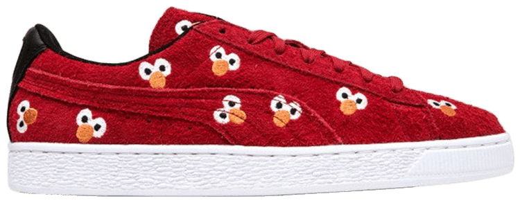 Sesame Street x Puma Suede High Risk Red