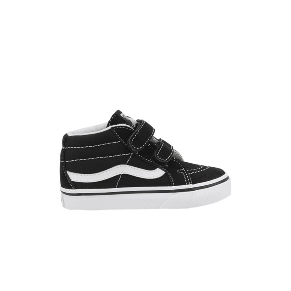 Pre-owned Vans Sk8-mid Reissue Velcro Toddler 'black' | Infant Size 4