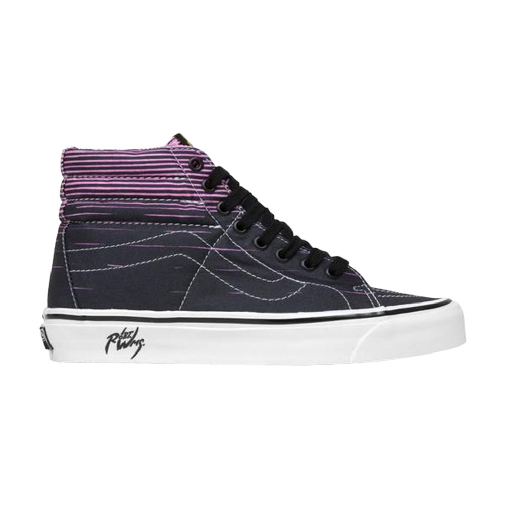 Pre-owned Vans Robert Williams X Sk8-hi 38 Decon Lx 'flaming Cobras' In Black