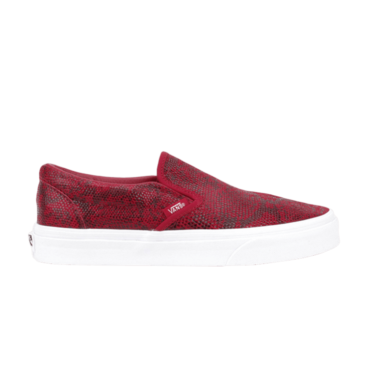 Pebble snake slip on vans on sale