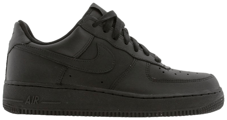 triple black air force 1 low suede