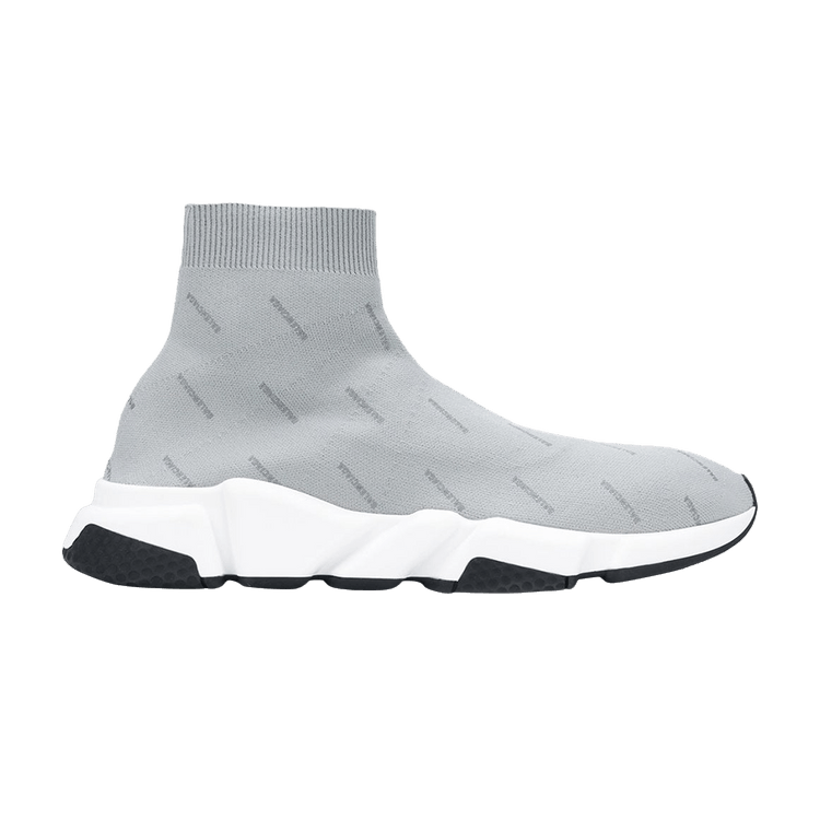 Buy Balenciaga Logo Speed Trainer Reflective Grey 512527 W0650 1224 GOAT CA