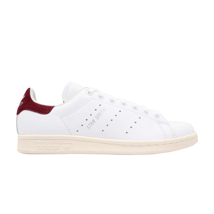 Size 7.5 Wmns Stan Smith White Burgundy