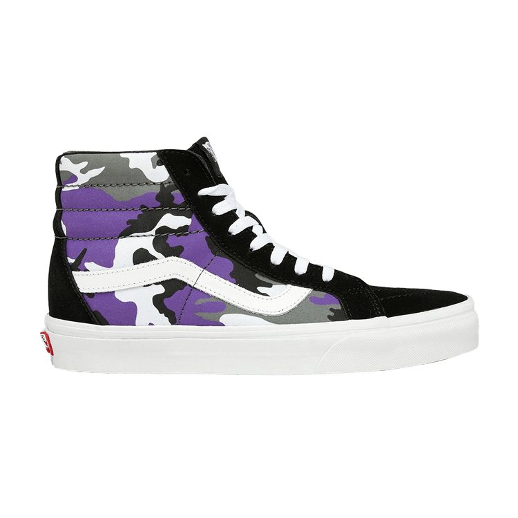 Vans high tops purple camo discount