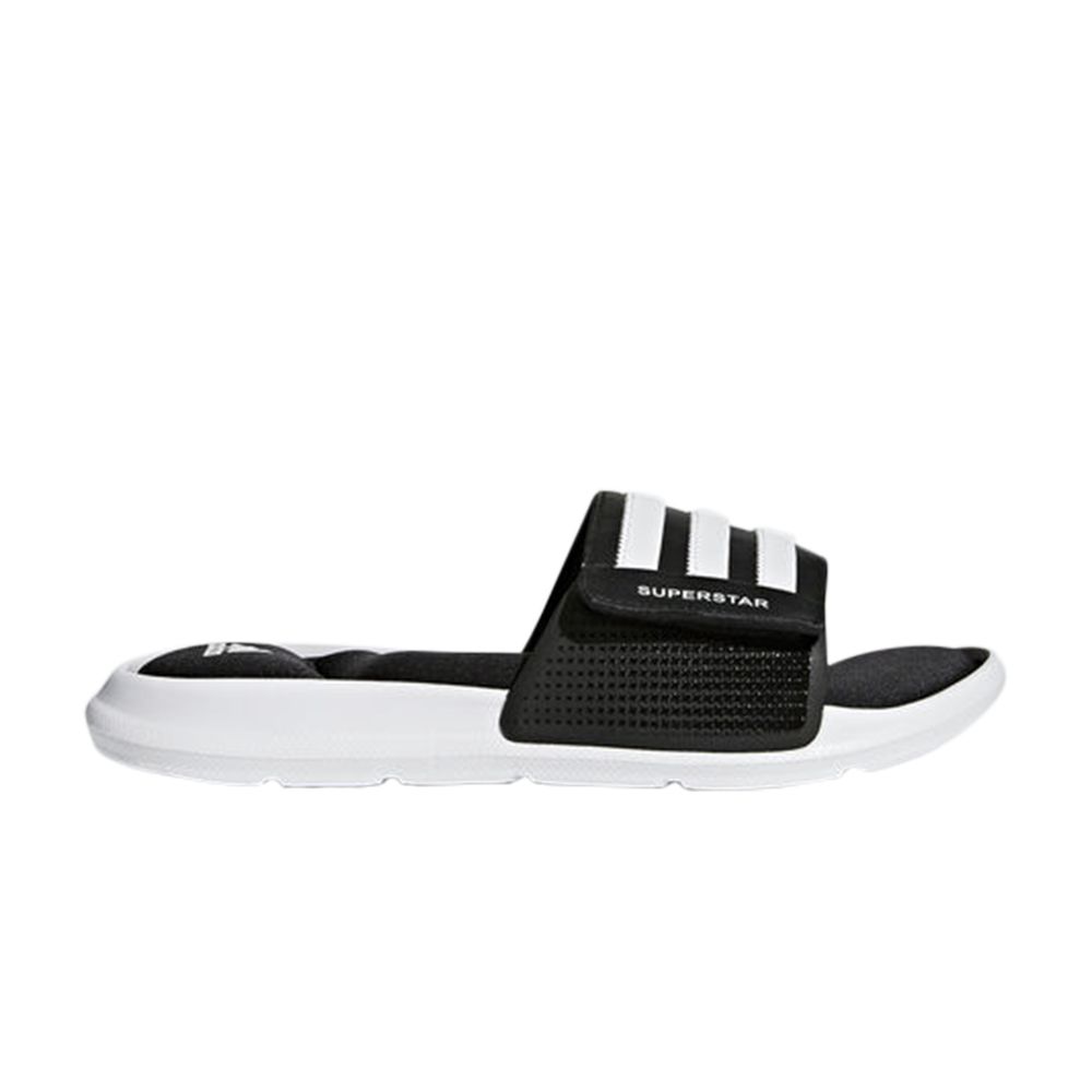 Pre-owned Adidas Originals Superstar 5g Slides 'core Black'