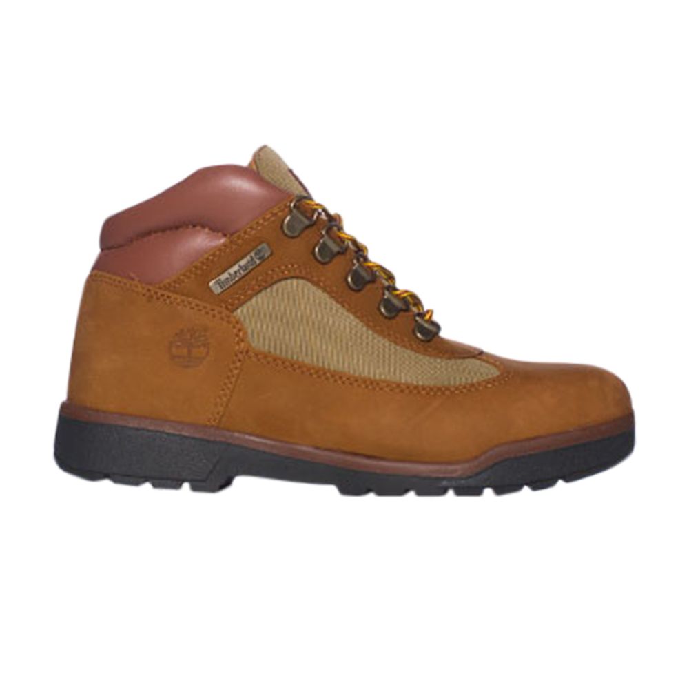 Pre-owned Timberland Field Boot Junior 'wheat' | Tan | Kid's Size 4.5 In Brown