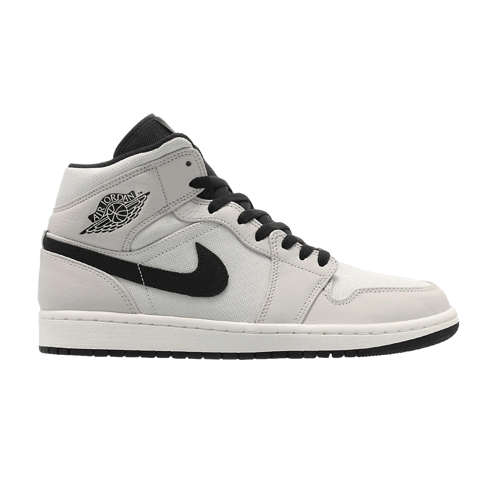 nike air jordan 1 mid light bone