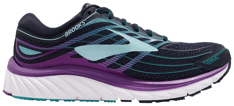 Brooks Wmns Glycerin 15 D Wide Purple Cactus Flower