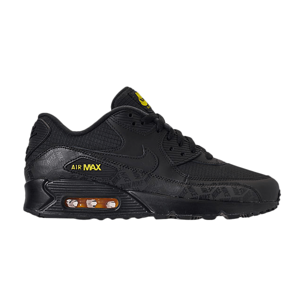air max 90 black amarillo