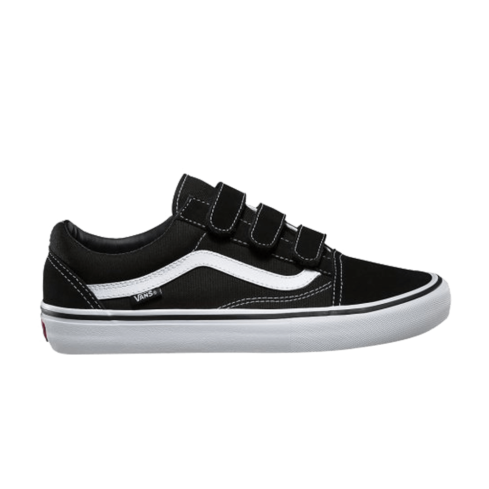 Vans old skool v pro black hotsell