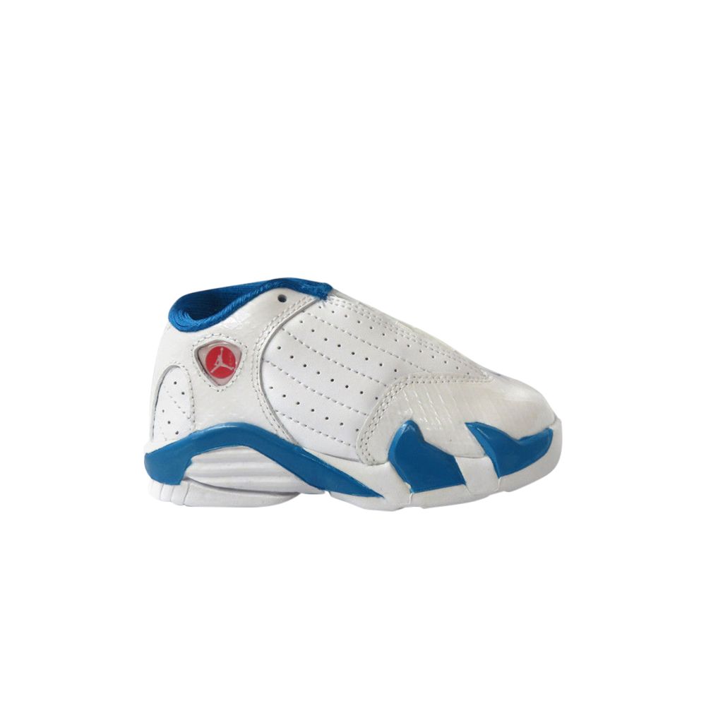 Air Jordan 14 Retro TD 'Neptune Blue' | White | Infant Size 9.5 - 312093-107