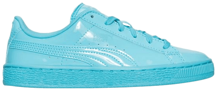 Puma Basket Classic Jr Patent Blue Atoll