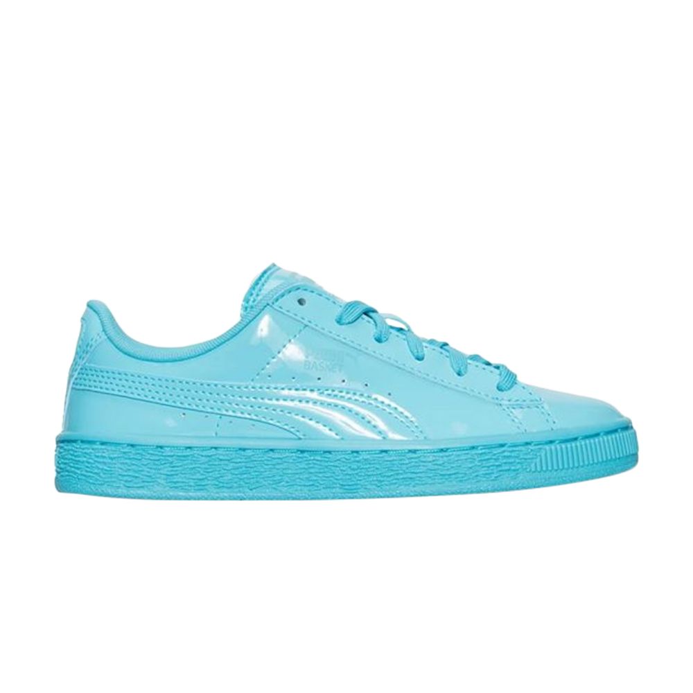 Puma Basket Classic Jr 'Patent Blue Atoll' | Kid's Size 5.5