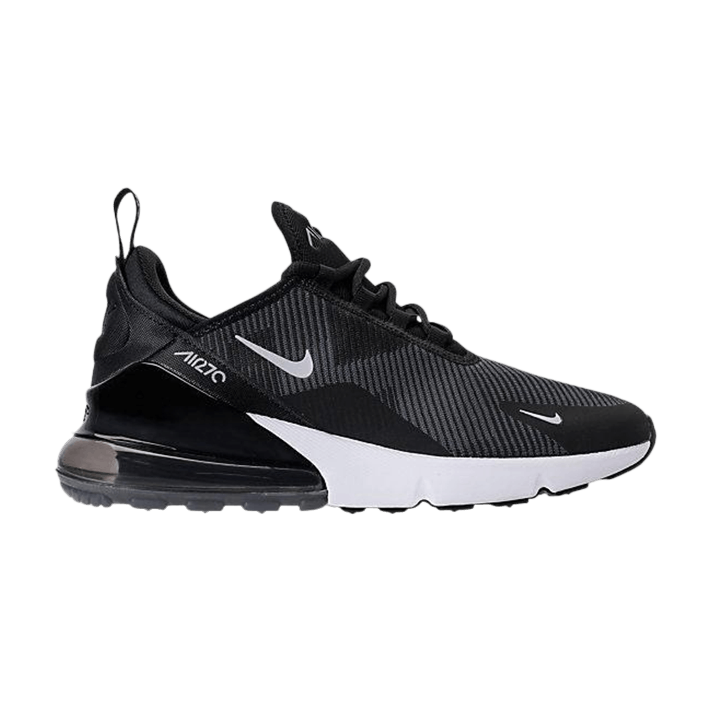 Air Max 270 Knit Jacquard GS 'Black' | GOAT