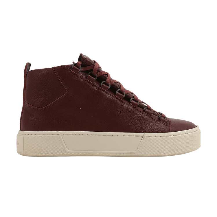 Buy Balenciaga Arena High Top Rouge Boreaux 449678 WAYS0 6570 GOAT CA