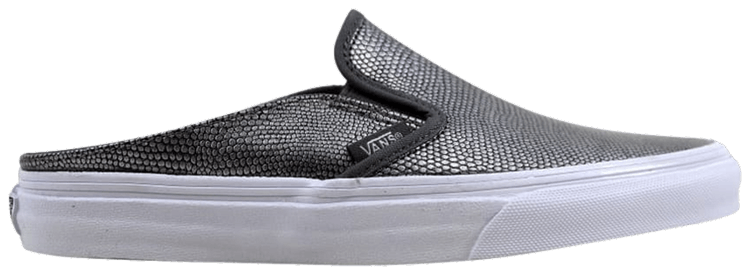 Vans slip on deals embossed leather