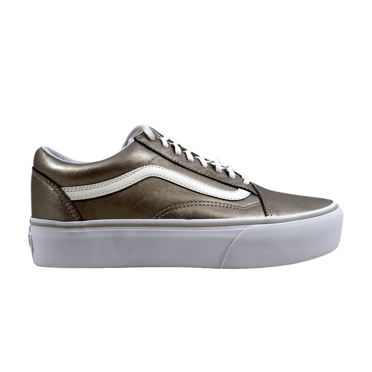 Vans platform grey gold new arrivals