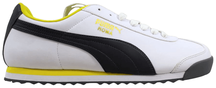 Puma Roma Basic White Yellow