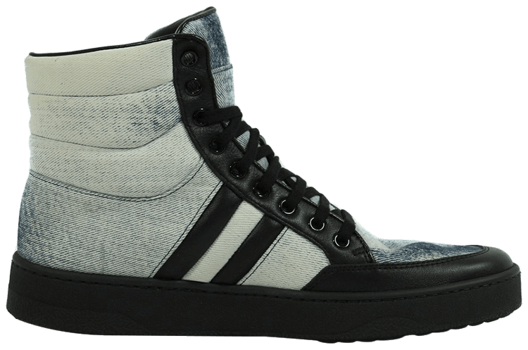 Gucci Nero Washed Denim High Top Light Blue
