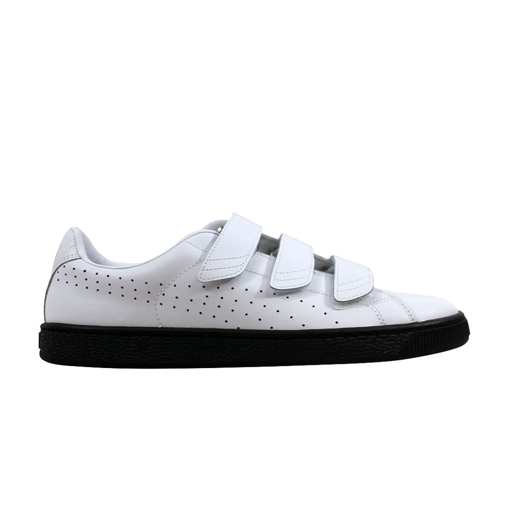 Puma Basket Classic Strap 'White Black' | Men's Size 8.5