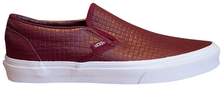 Vans Classic Slip On Emboss Burgundy