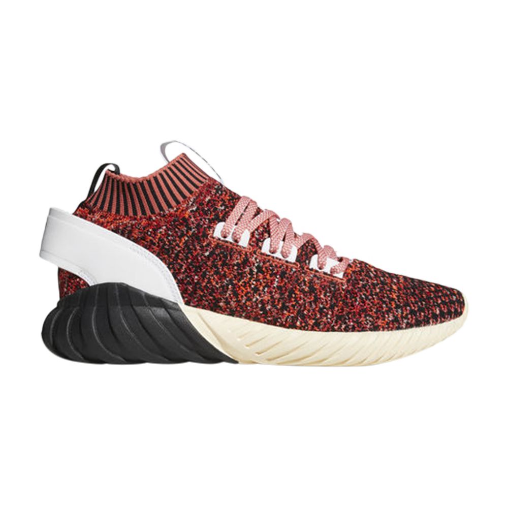 adidas Tubular Doom Sock Primeknit 'Ecru Tint' | Red | Men's Size 8.5
