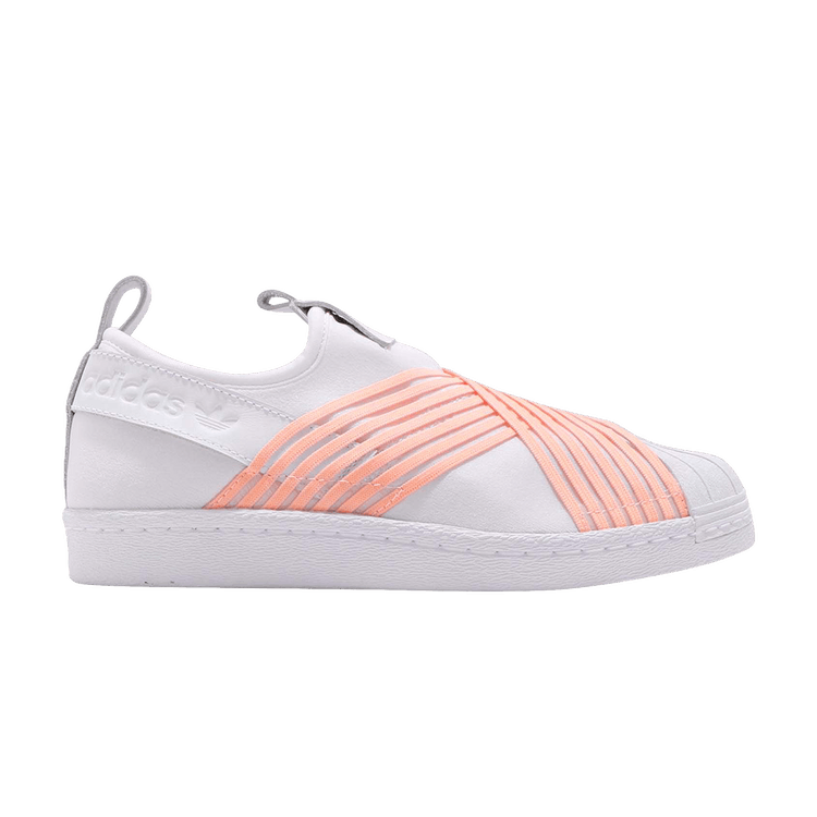 Size 5.5 Wmns Superstar Slip On Clear Orange