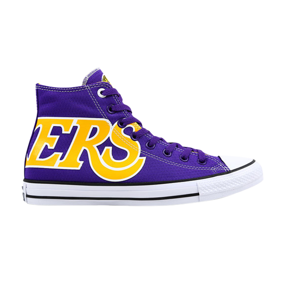 Pre-owned Converse Chuck Taylor All Star Se Hi 'los Angeles Lakers' In Purple