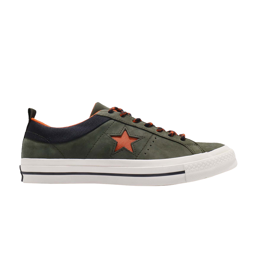 Pre-owned Converse One Star 'olive' In Green