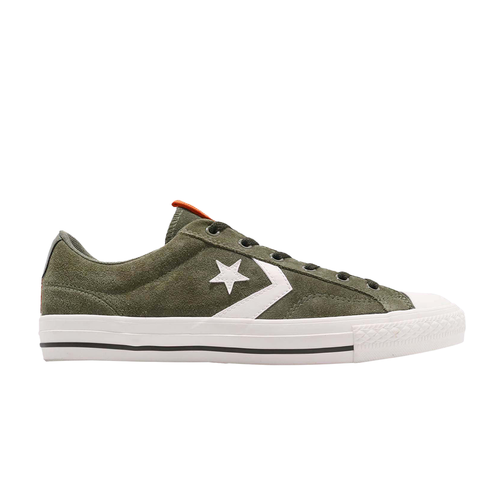 Pre-owned Converse Star Player 'olive' In Green