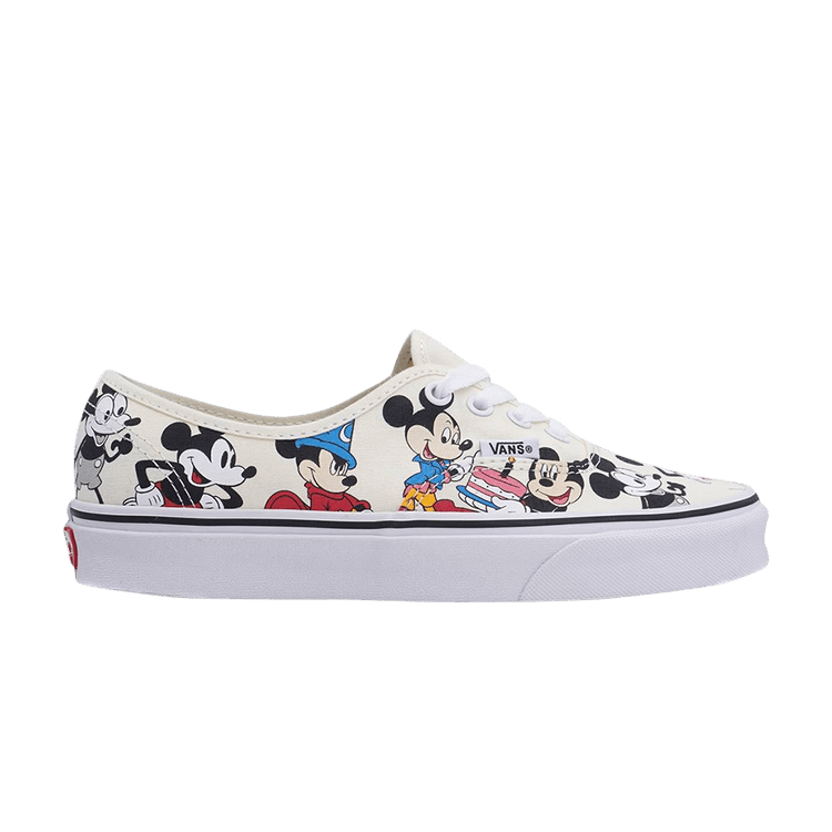 Disney x vans mickey's birthday authentic shoes discount