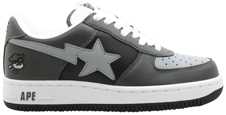Bapesta FS 001 Low Black Charcoal
