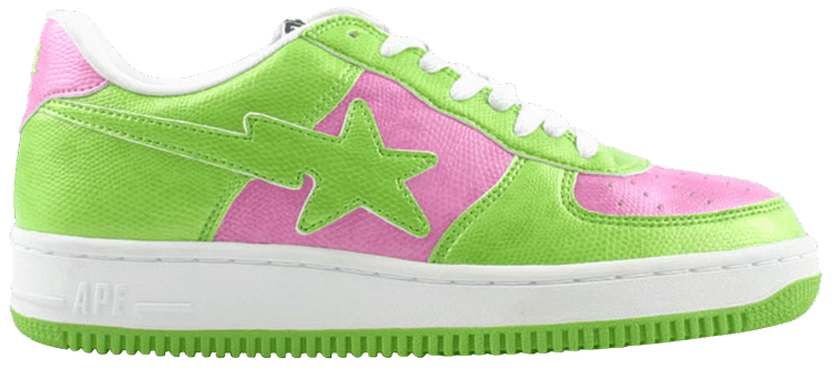 UNKLE x Bapesta FS 001 Low Green Pink